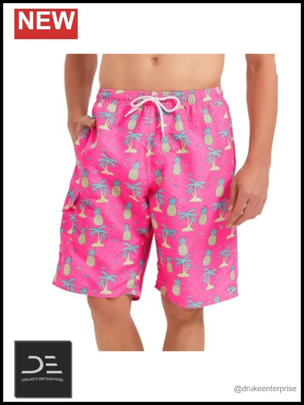 Men's Quick Dry Swim Trunks with Mesh Lining 10